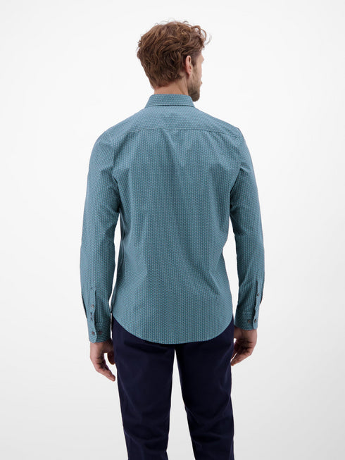 Lerros Men's Shirt with Ornamental Pattern - 2591155